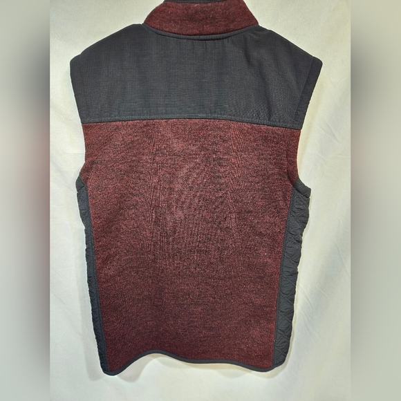 Orvis fleece Vest Full Zip Maroon Men’s Sz M Zip Pockets Outdoor Fishing - Picture 5 of 5